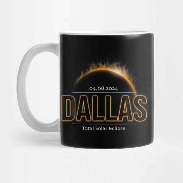 Dallas Texas America 2024 Path Of Totality Solar Eclipse by SanJKaka
